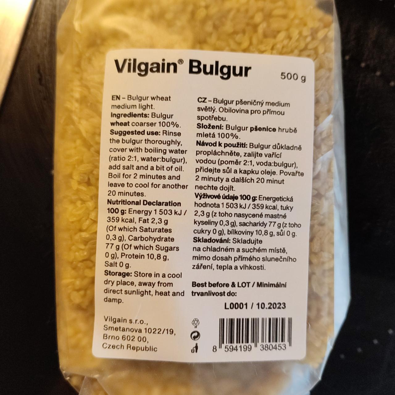 Fotografie - Bulgur Vilgain