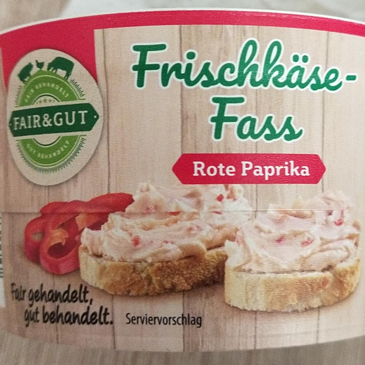 Fotografie - Frischkäse-Fass Rote Paprika Fair & Gut