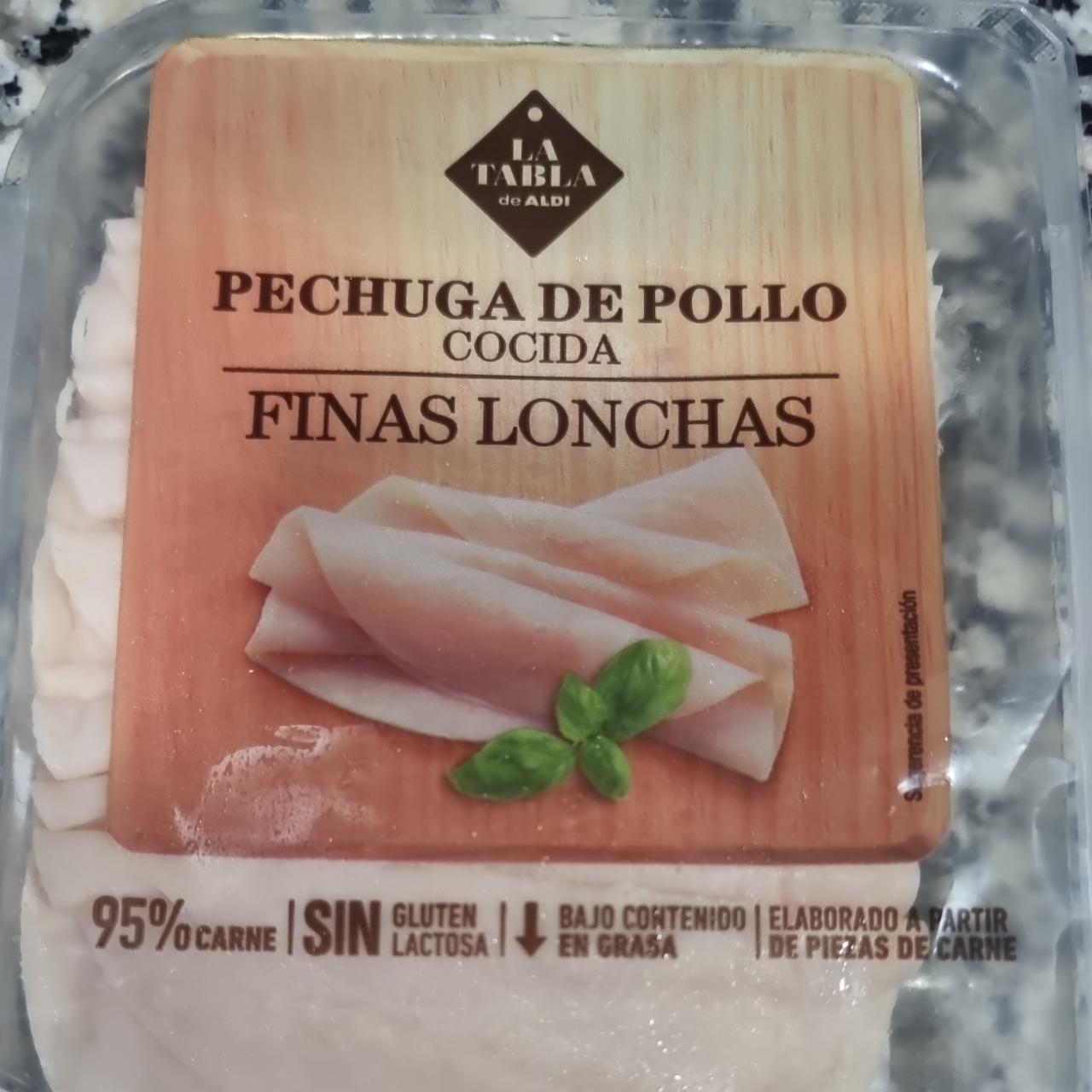 Fotografie - Pechuga de Pollo Cocida Finas Lonchas La Tabla de Aldi