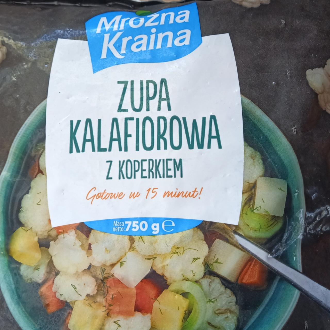 Fotografie - Zupa kalafiorowa z koperkiem Mrożna kraina