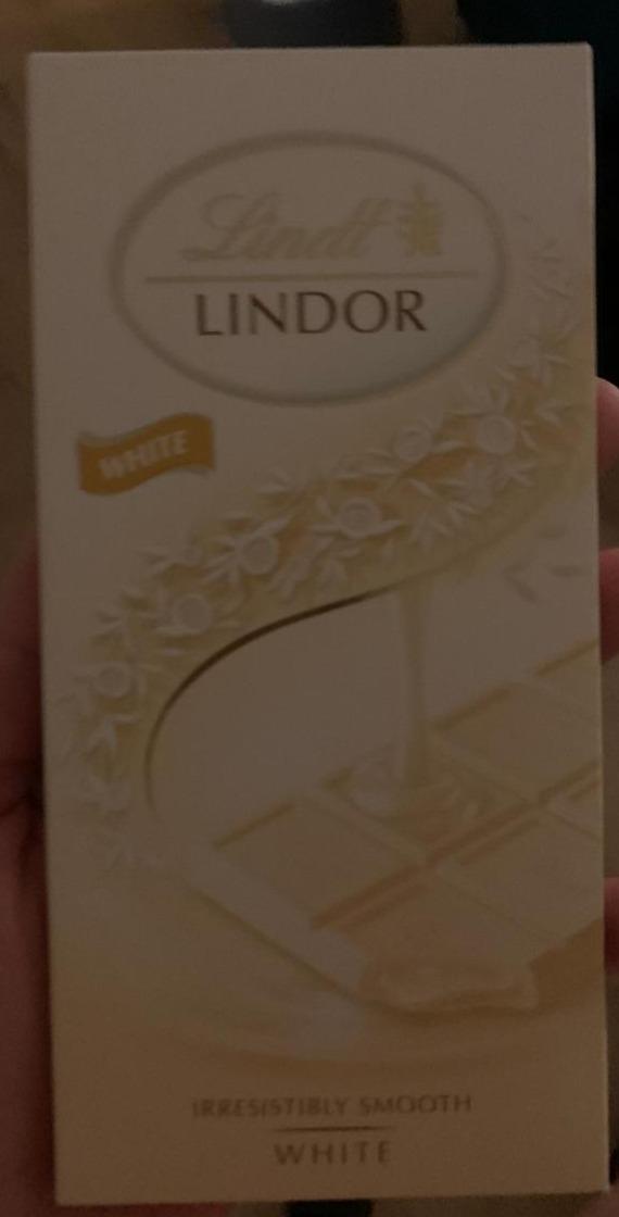 Fotografie - Lindor White chocolate Lindt