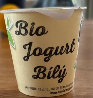 Fotografie - Bio jogurt bílý Ekofarma Javorník