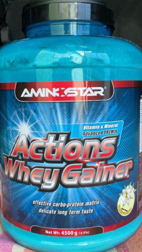 Fotografie - Aminostar actions whey gainer