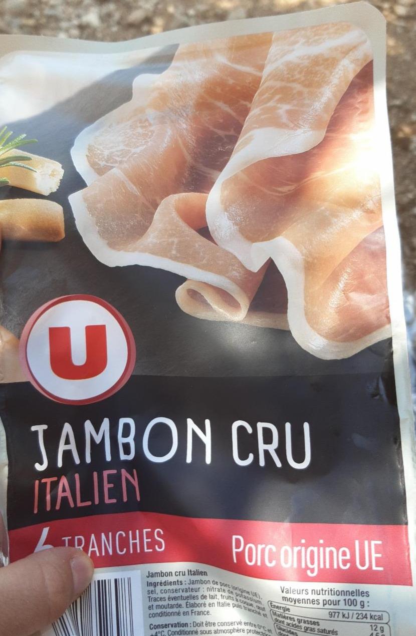 Fotografie - Jambon cru Italien U