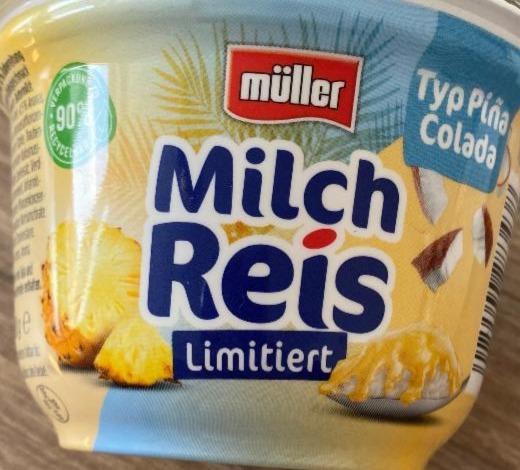 Fotografie - Milch reis Typ Piňa Colada Müller