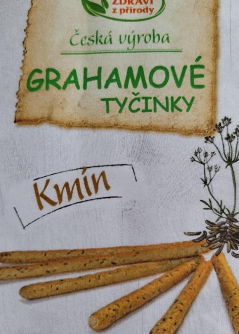 Fotografie - grahamové tyčinky s kmínem