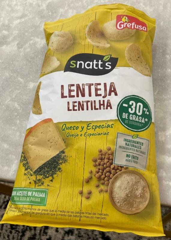 Fotografie - Snatt's Lenteja Queso y Especias Grefusa