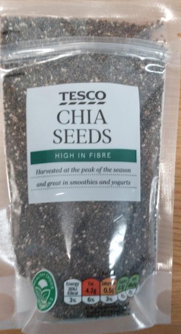 Fotografie - Chia Seeds Tesco High in Fibre