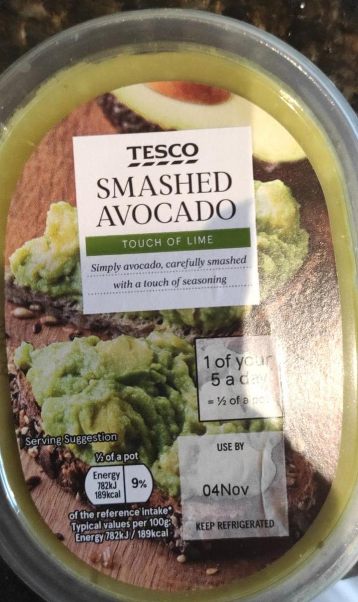 Fotografie - Smashed Avocado touch of lime Tesco