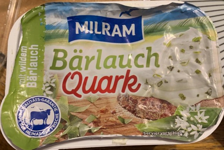 Fotografie - Bärlauch Quark Milram