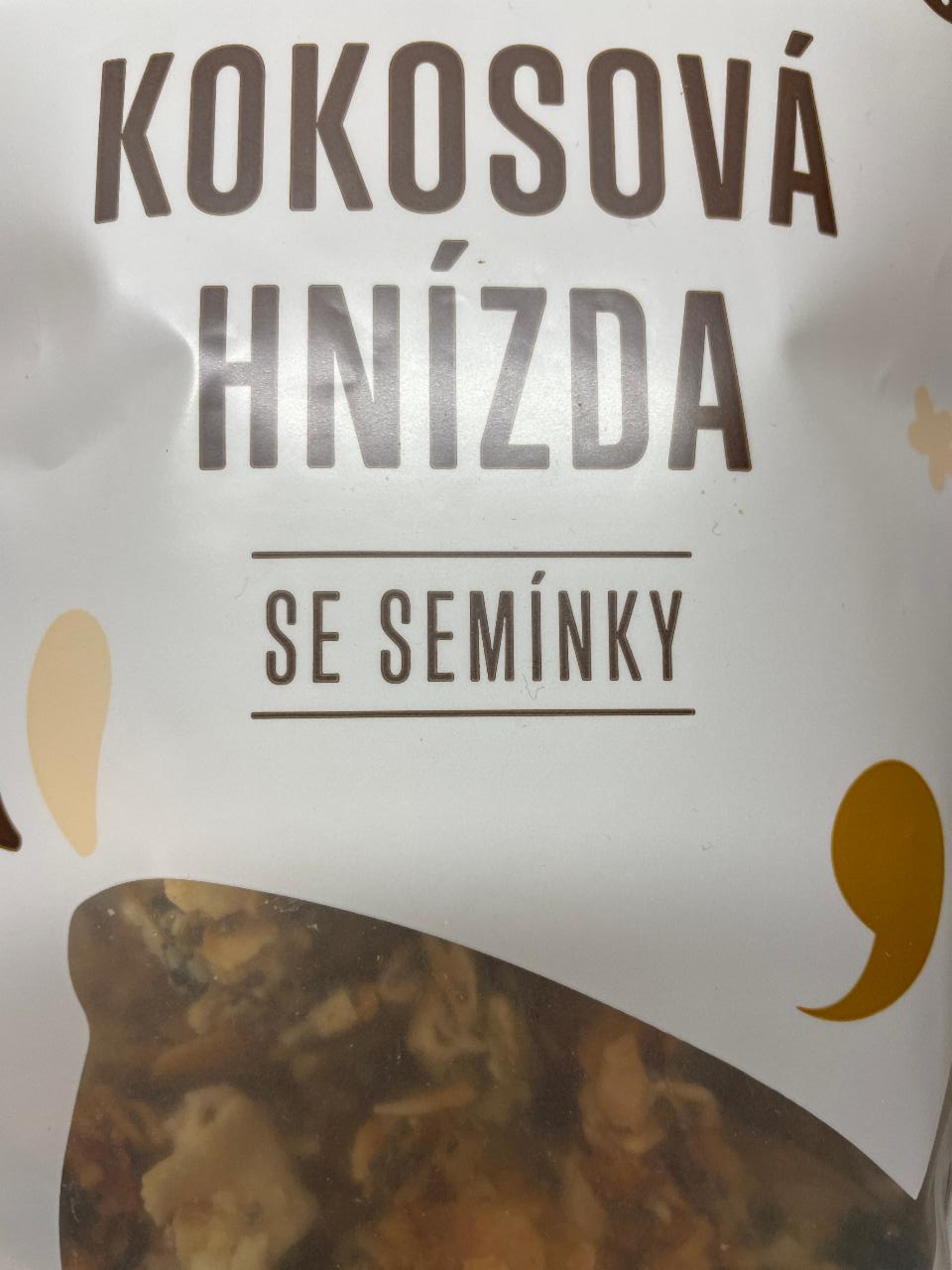 Fotografie - Kokosová hnízda se semínky Šufánek