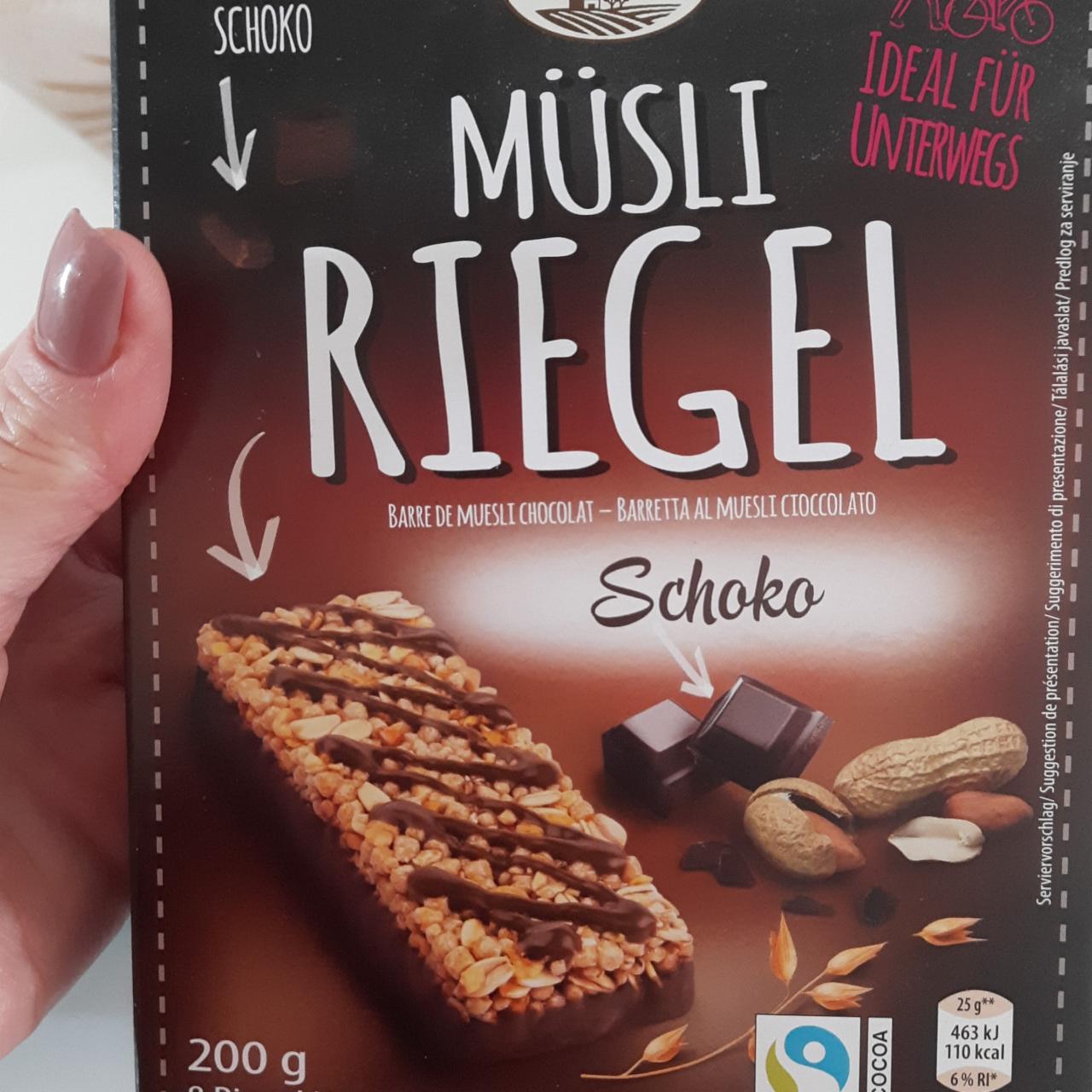 Fotografie - Müsli riegel Schoko Gut&Günstig