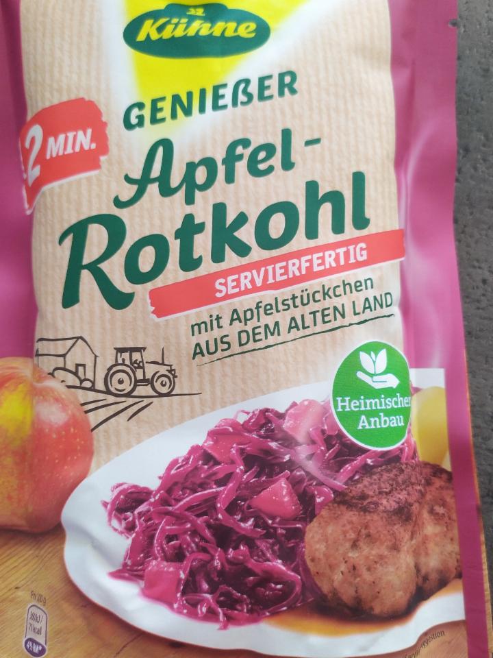 Fotografie - Apfelrotkohl červené zelí Kühne