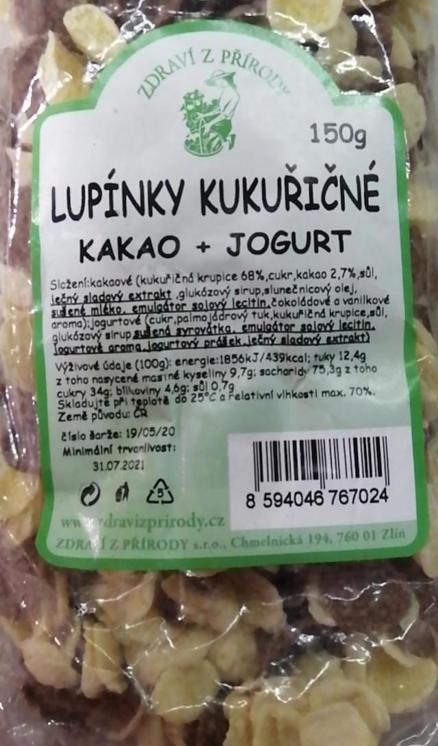 Fotografie - Lupínky kukuřičné kakao a jogurt