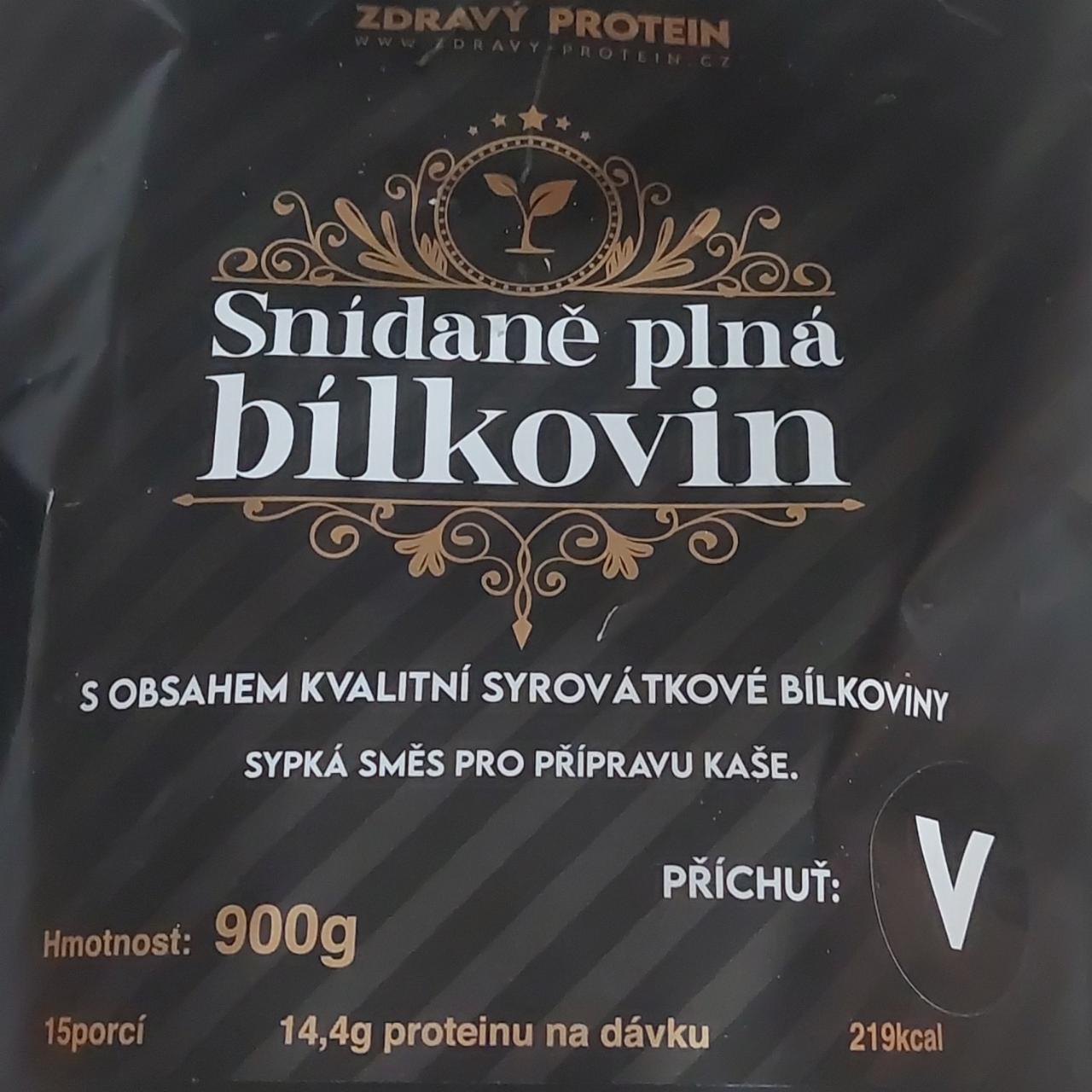 Fotografie - Snídaně plná bílkovin Vanilka Zdravý protein