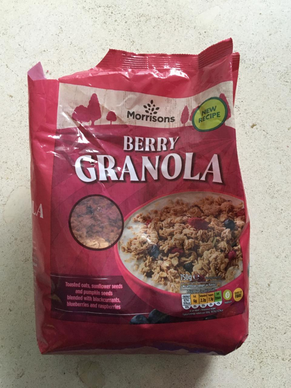 Fotografie - Berry granola Morrisons