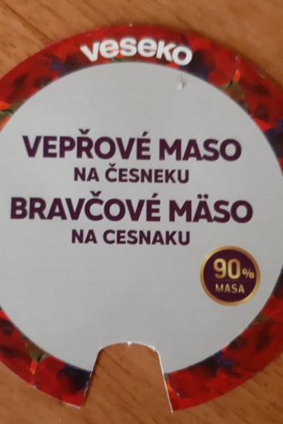 Fotografie - Vepřové maso na česneku Veseko