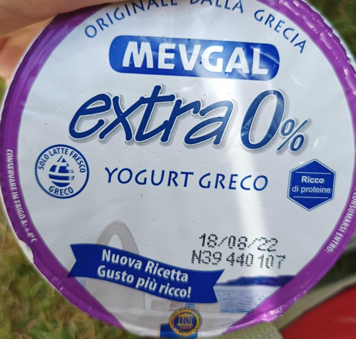 Fotografie - yogurt greco extra 0% Mevgal