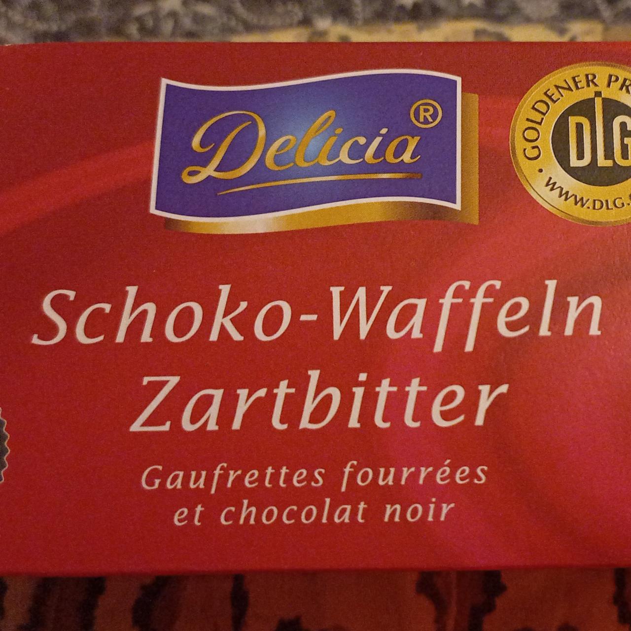 Fotografie - Schoko-Waffeln Zartbitter Delicia