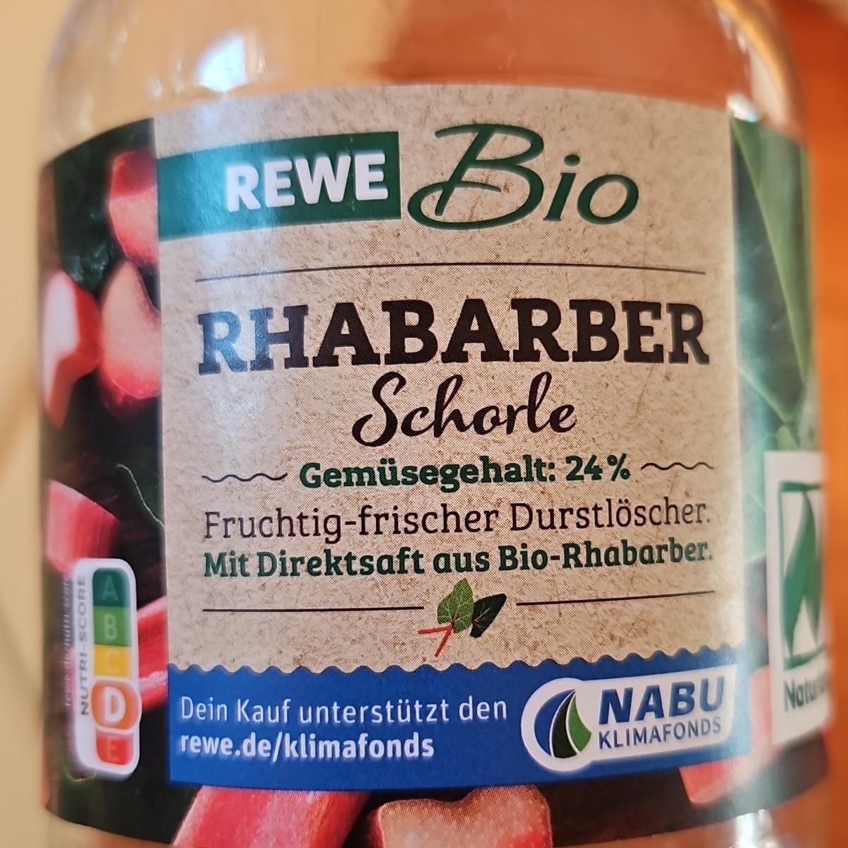 Fotografie - Rhabarber schorle Rewe bio