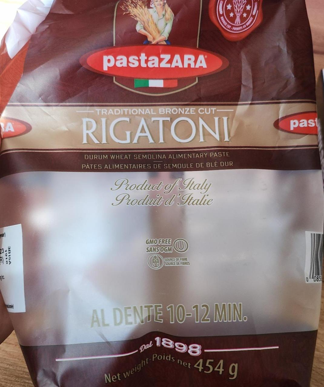 Fotografie - Rigatoni pastaZara