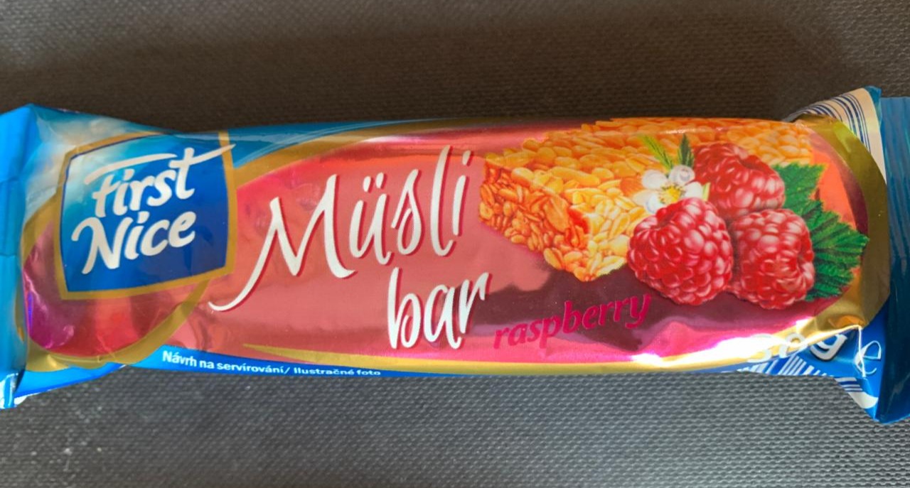 Fotografie - Müsli bar Raspberry First Nice