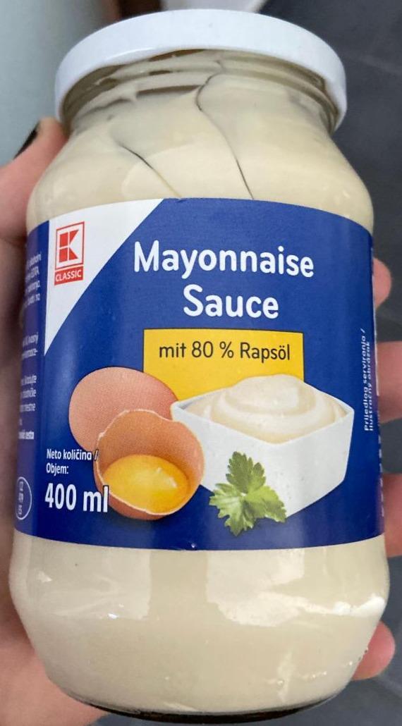 Fotografie - Mayonnaise sauce mit 80% rapsöl K-Classic