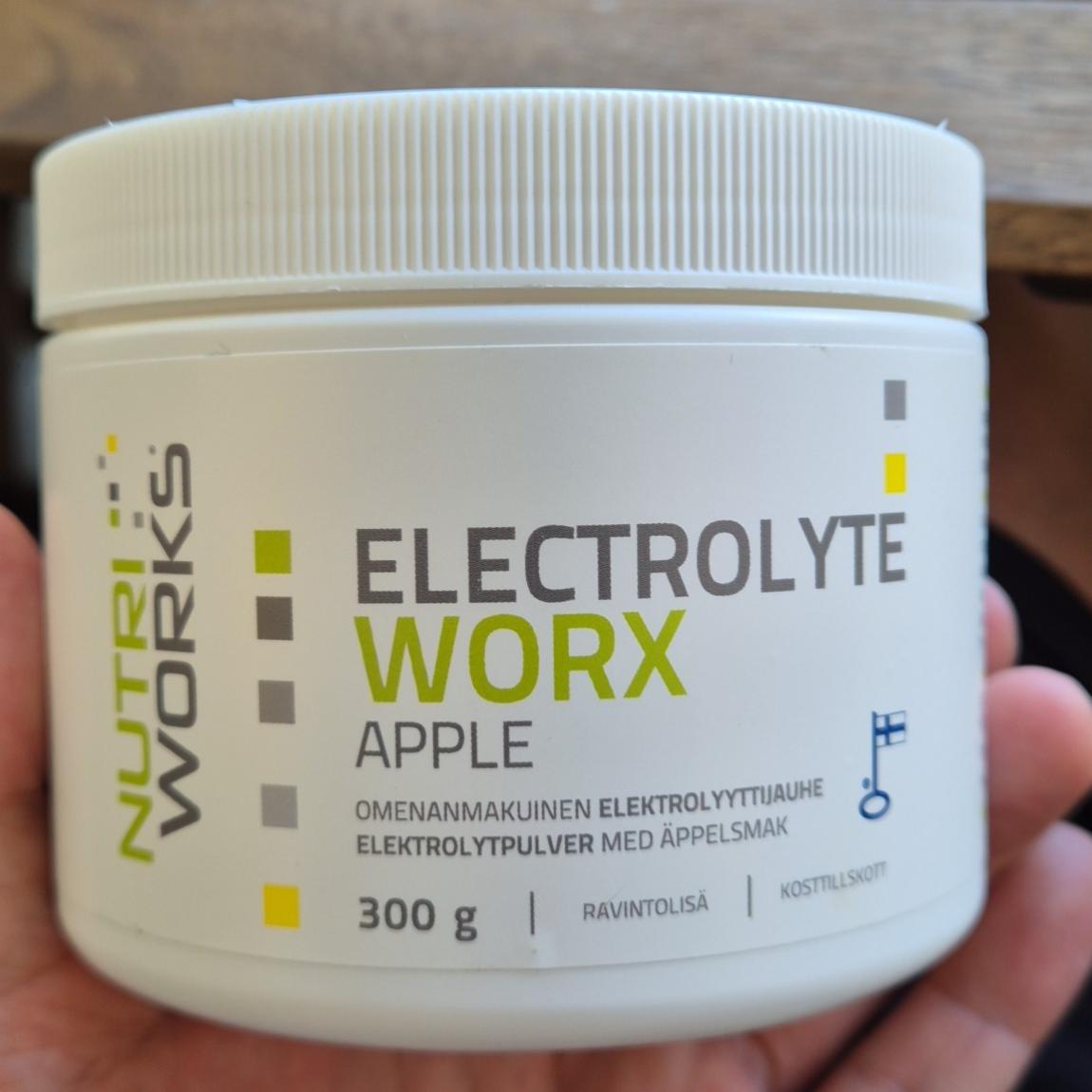 Fotografie - Electrolyte worx apple Nutri works