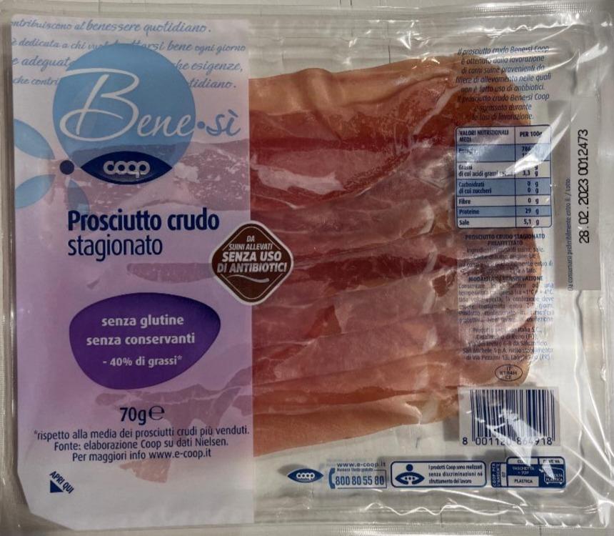 Fotografie - Prosciutto crudo stagionato Bene.si Coop