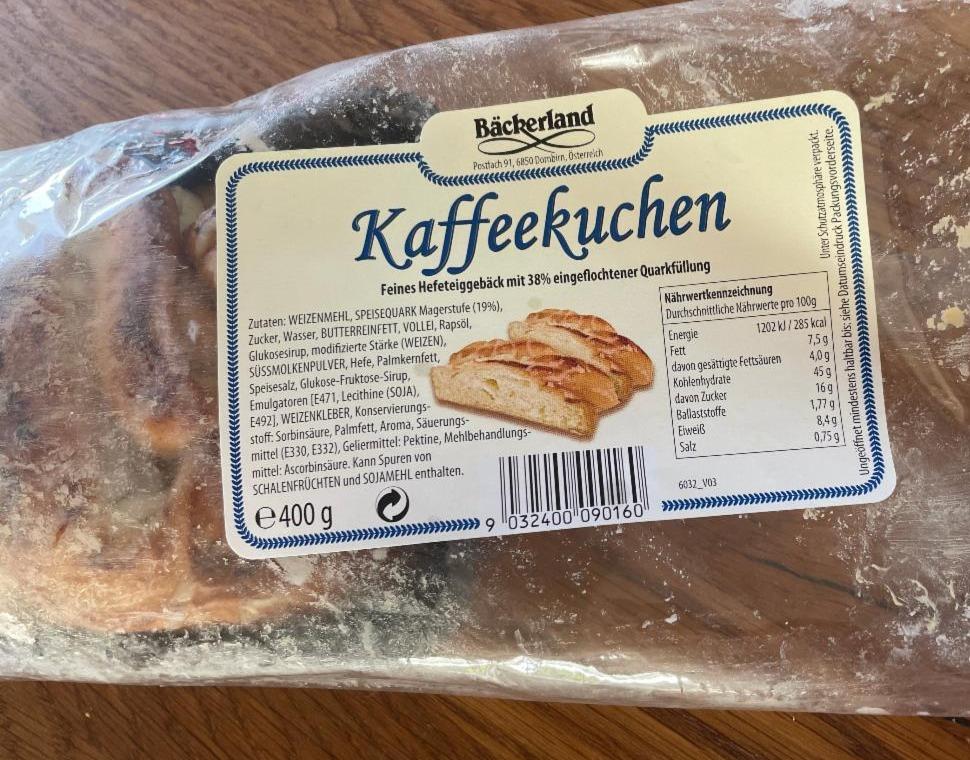 Fotografie - Kaffeekuchen Bäckerland