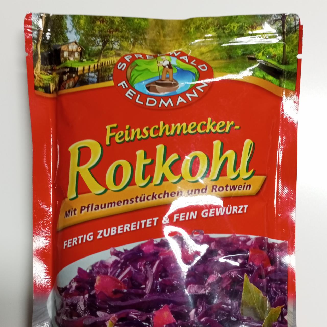 Fotografie - Feinschmecker Rotkohl mit Pflaumenstückchen und Rotwein Spreewald Feldmann