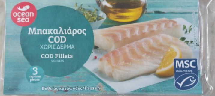 Fotografie - Ocean sea COD fillets skinless