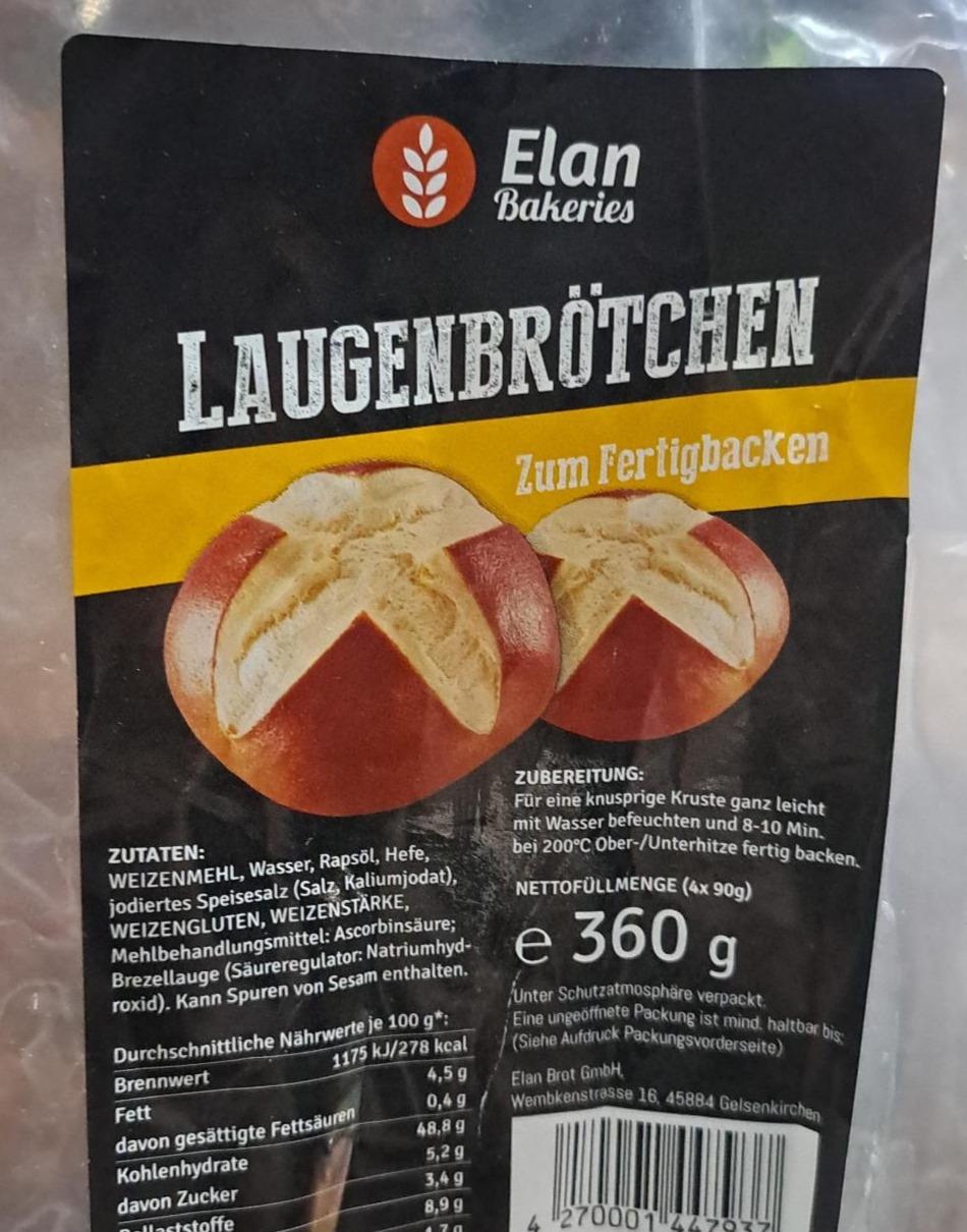 Fotografie - Laugenbrötchen zum Fertigbacken Elan Bakeries