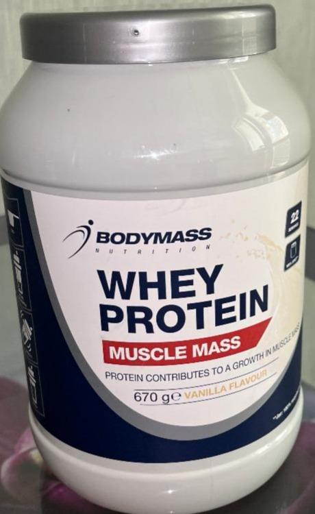 Fotografie - Whey protein Muscle Mass Chocolate flavor BodyMass