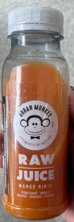 Fotografie - Raw Juice Mango Ninja Urban Monkey