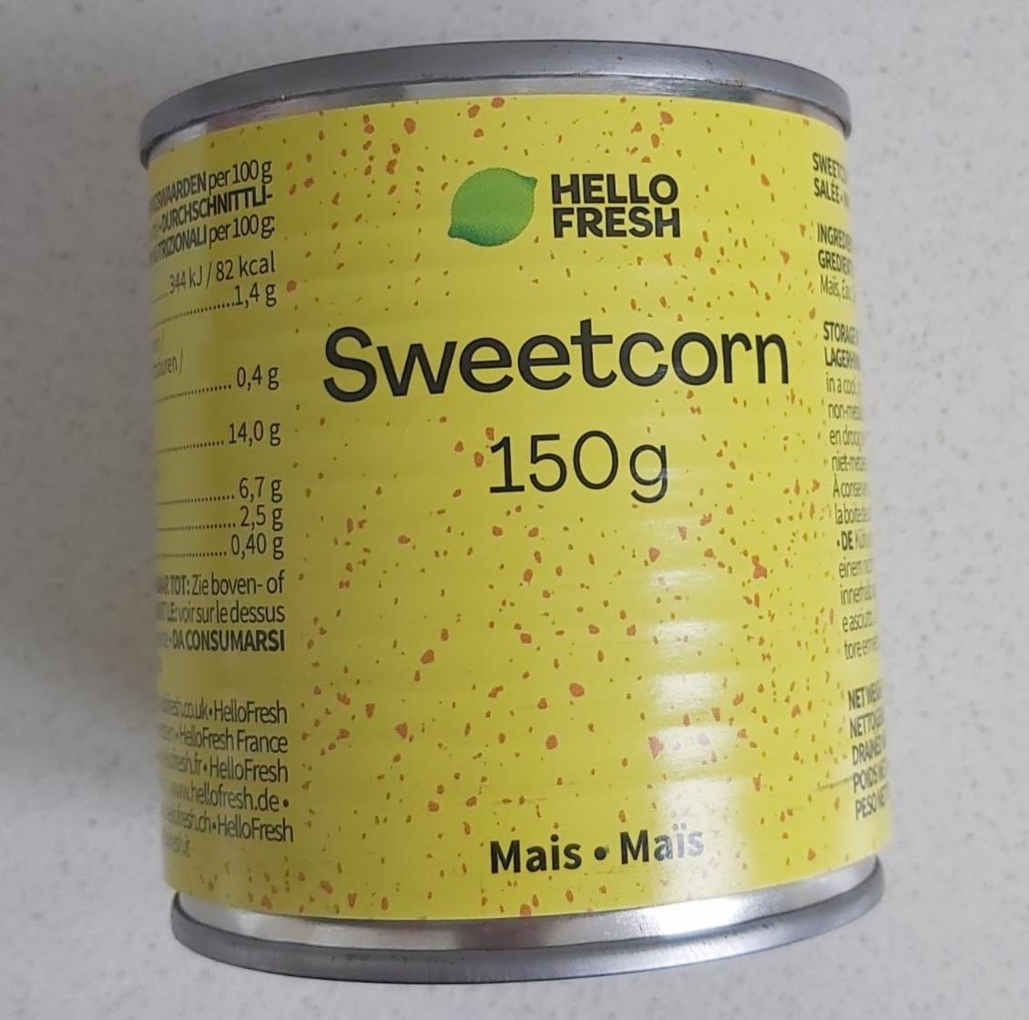 Fotografie - Sweetcorn Mais Hello fresh