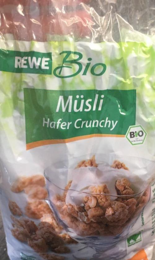 Fotografie - Müsli hafer crunchy bio Rewe