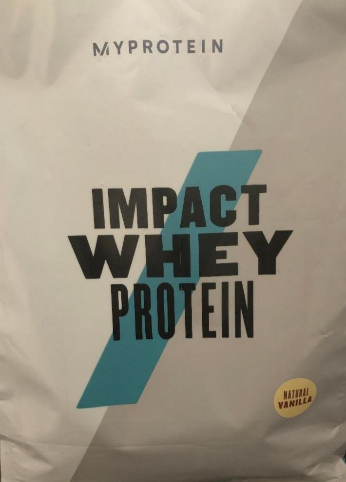 Fotografie - Impact whey protein natural vanilla MyProtein