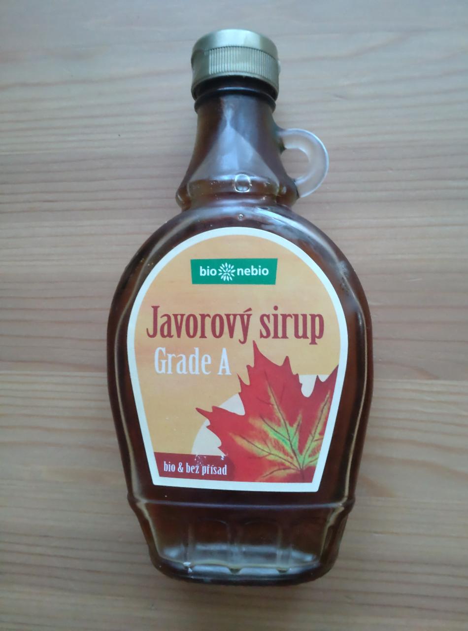 Fotografie - Bio javorový sirup grade C Bio nebio