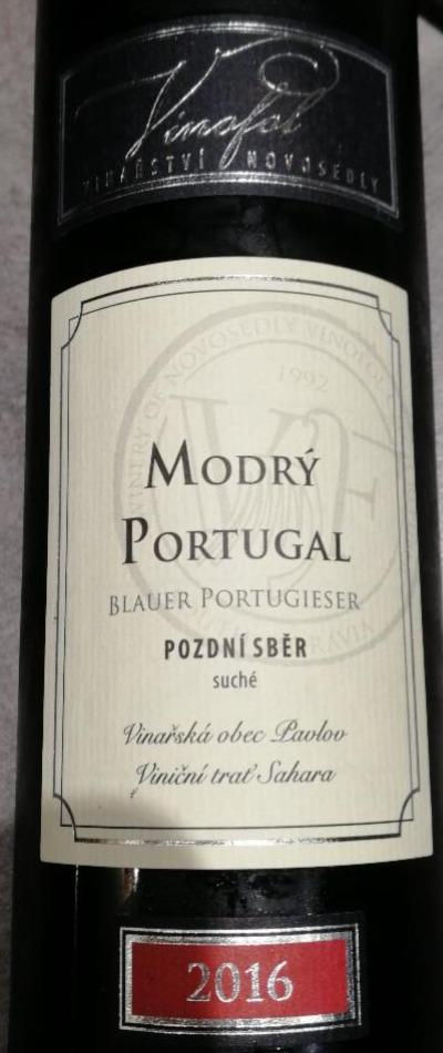 Fotografie - Modrý Portugal pozdní sběr 2016 Vinofol