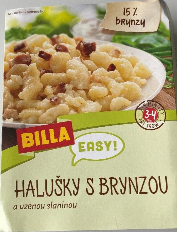 Fotografie - Halušky s brynzou a uzenou slaninou Billa easy!