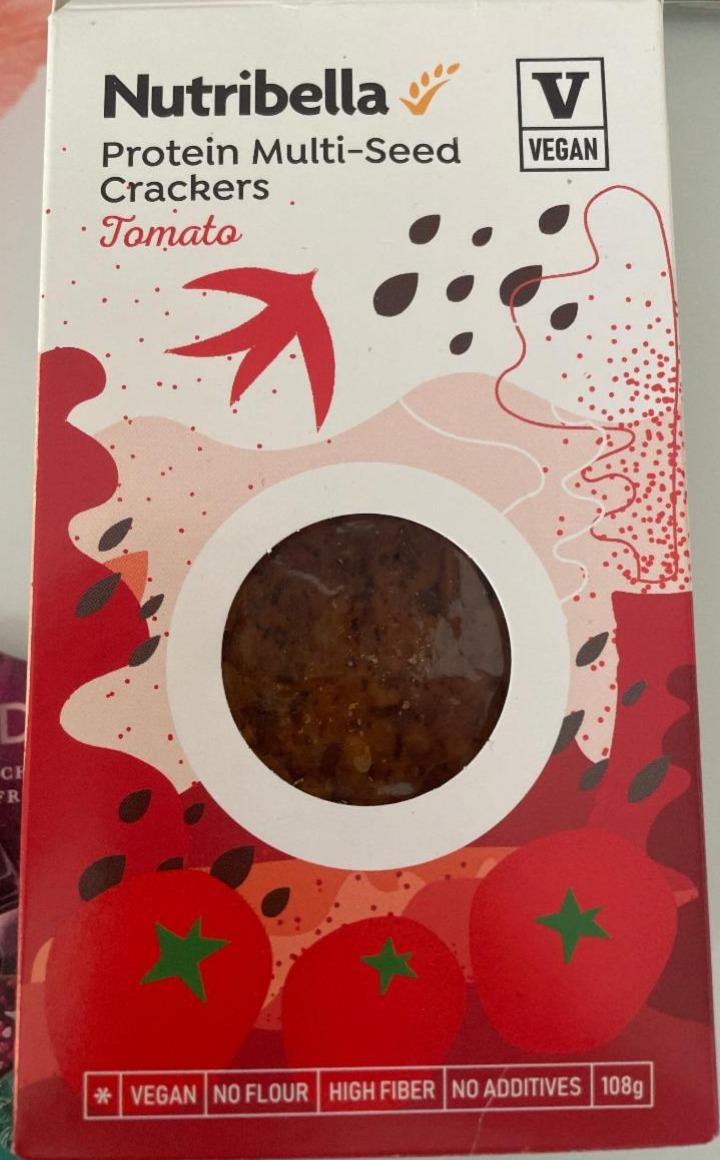 Fotografie - Protein Multi-Seed Crackers Tomato Nutribella