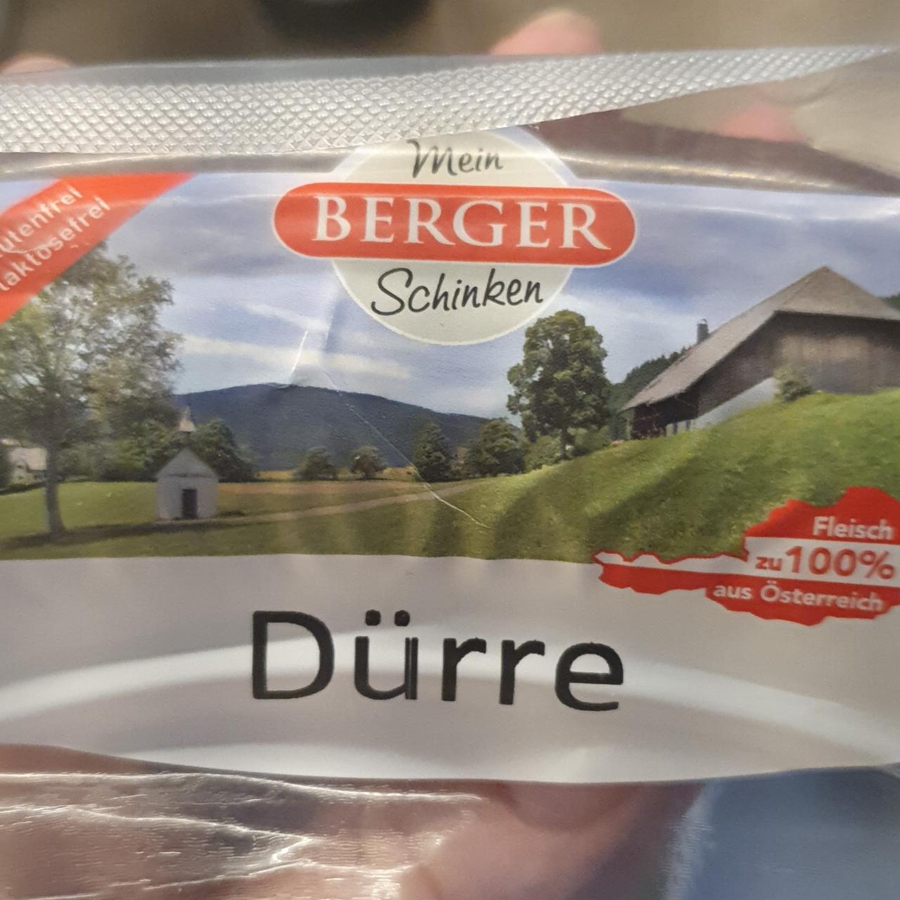 Fotografie - Dürre Mein Berger Schinken