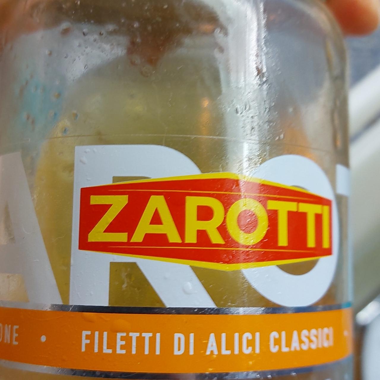 Fotografie - Filetti di Alici Classici in olio di semi di Girasole Zarotti