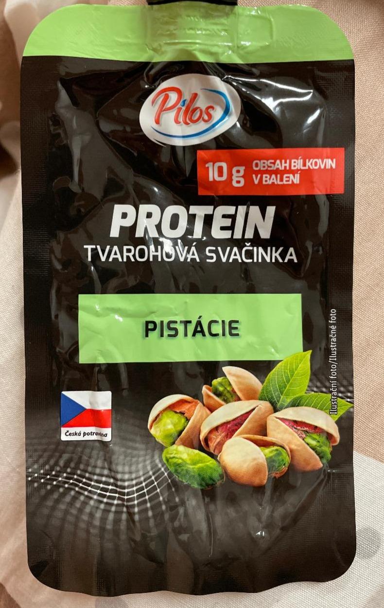 Fotografie - Protein tvarohová svačinka pistácie Pilos