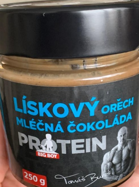 Fotografie - Lískový ořech mléčná čokoláda protein Big Boy