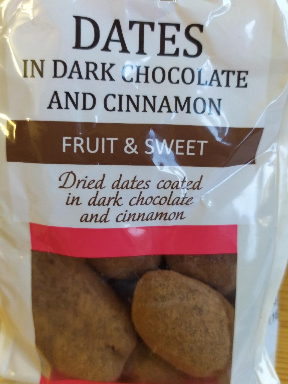 Fotografie - Dates in Dark Chocolate and Cinnamon Tesco