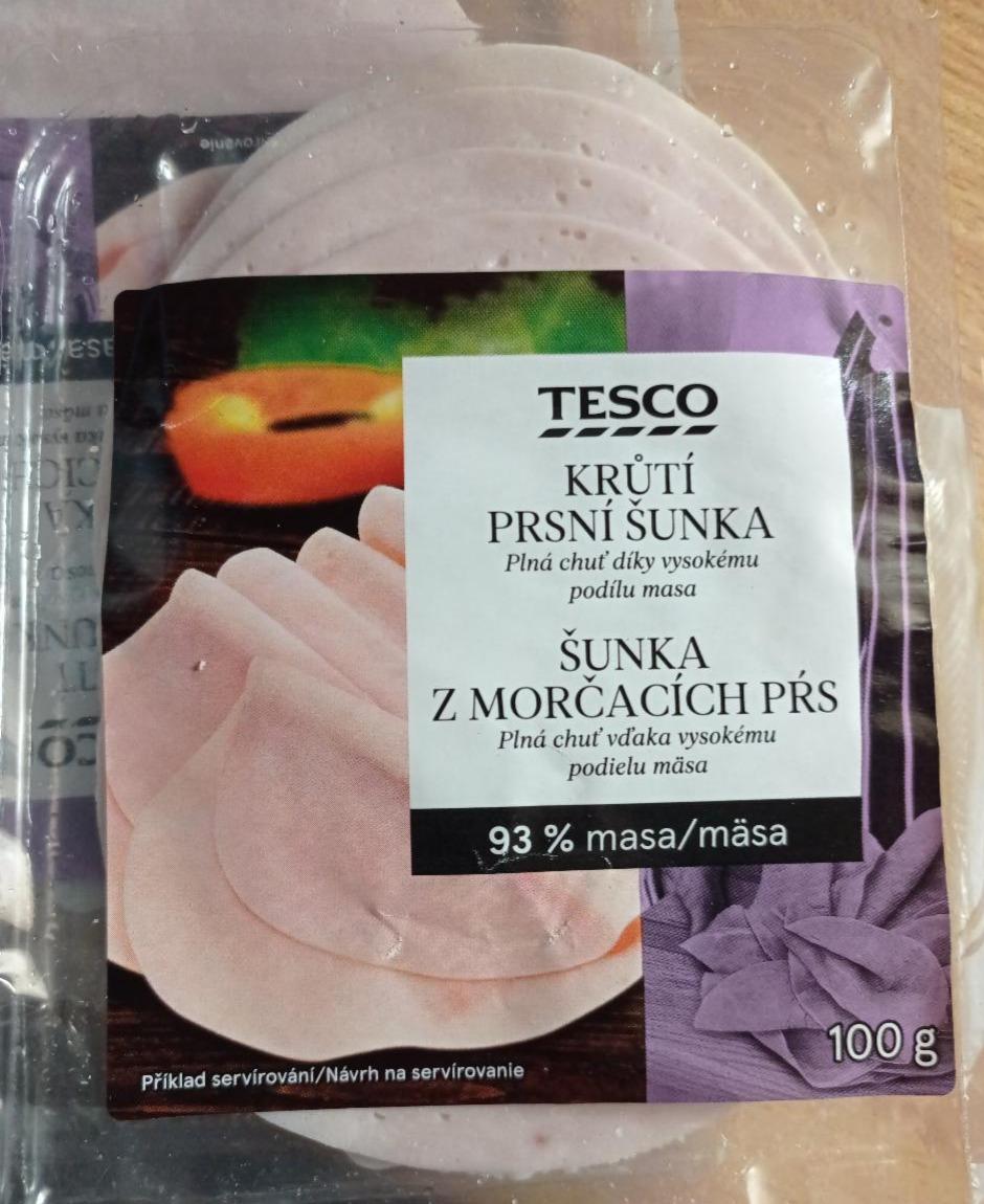 Fotografie - Krůtí prsní šunka 93% Tesco