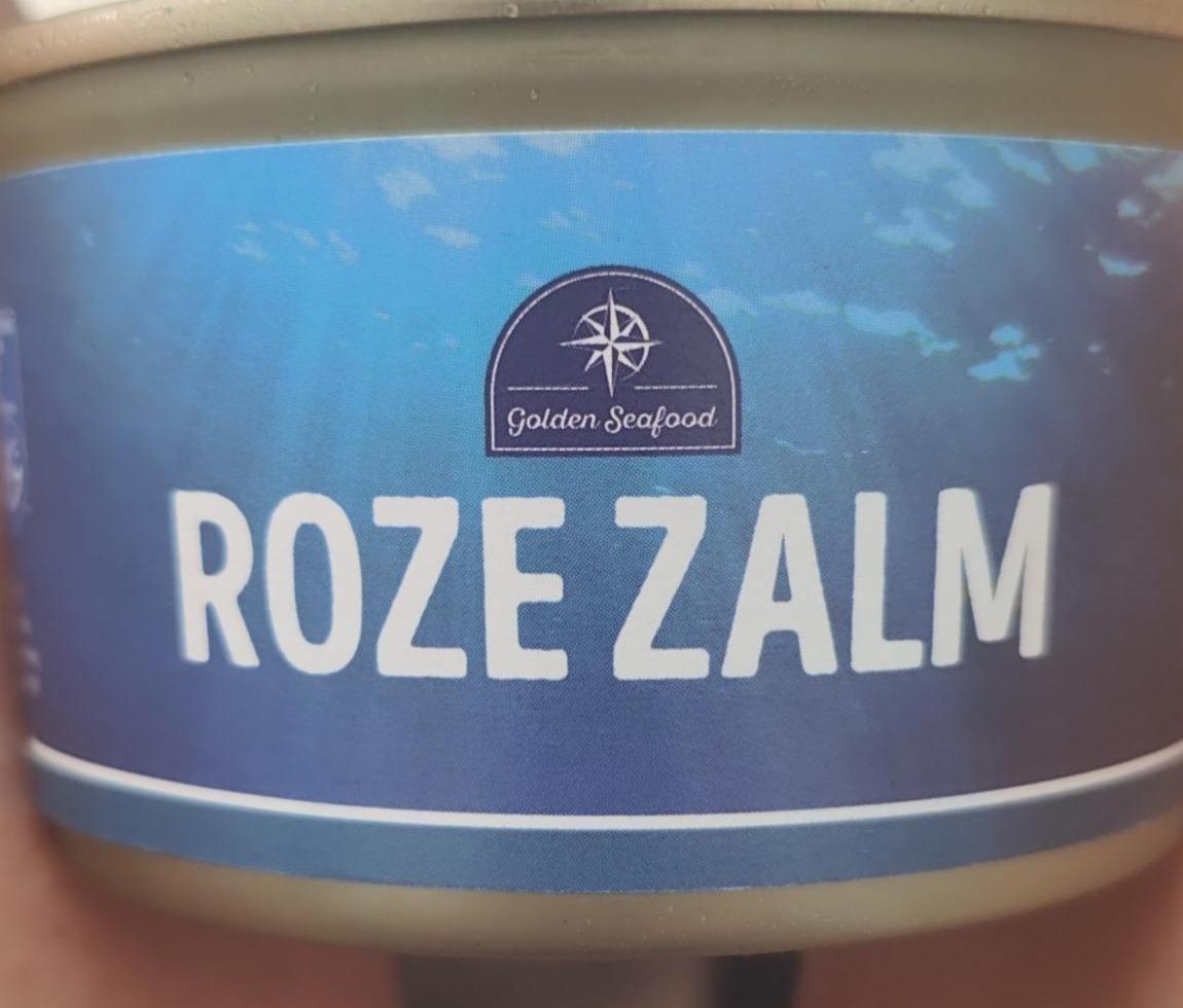 Fotografie - roze zalm Golden seafood