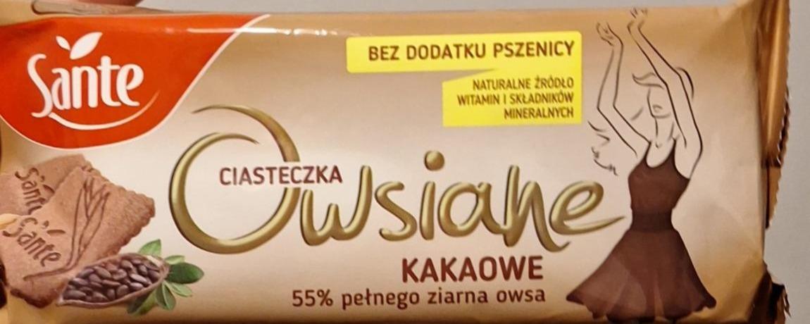 Fotografie - Ciasteczka owsiane kakaowe Sante